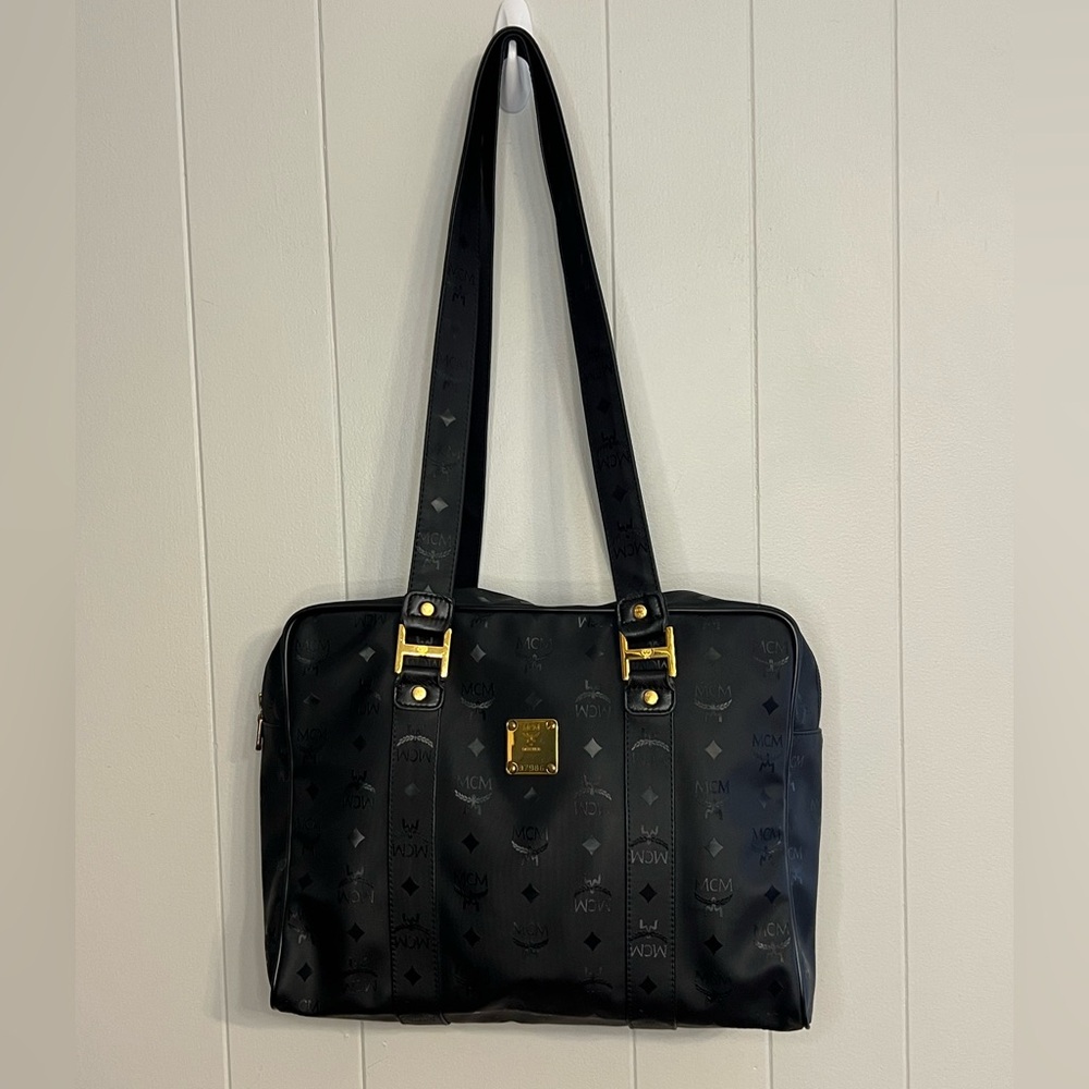MCM black‎ shoulder/tote bag